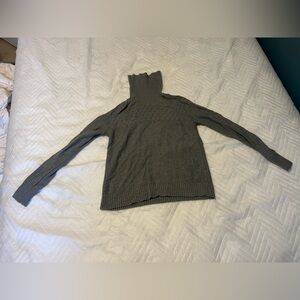 Banana Republic Gray Cowl Neck Sweater